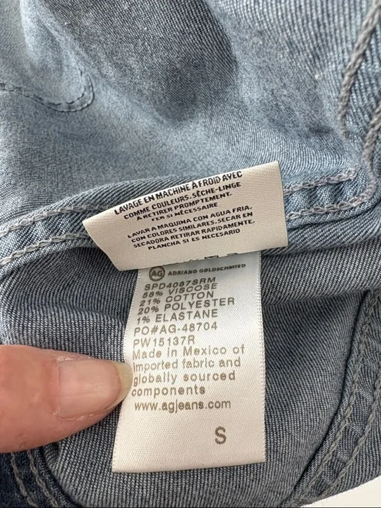 AG Adriano Goldschmied Denim Jean Jacket - Picture 12 of 12